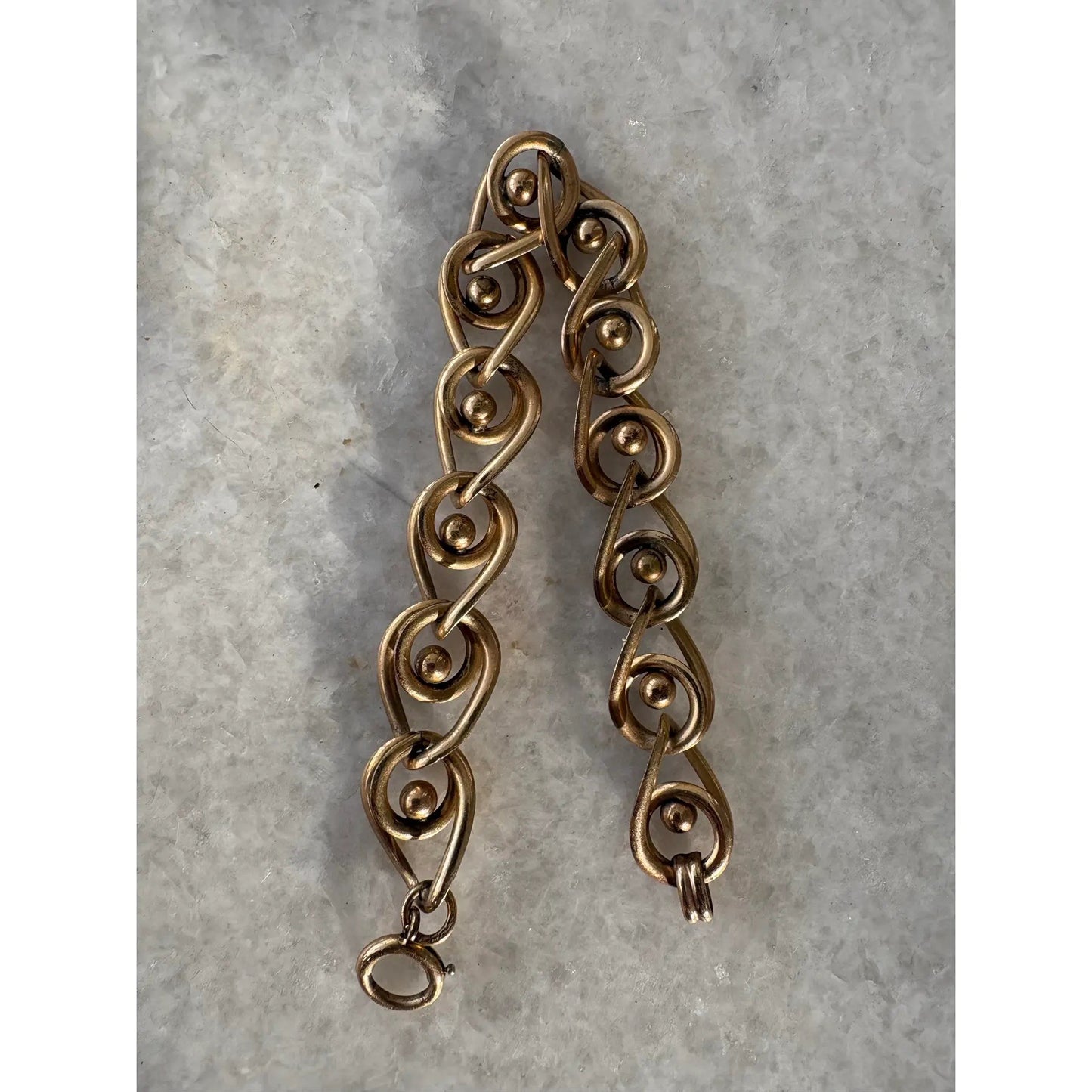 Vintage Gold Fill Chain Link Bracelet