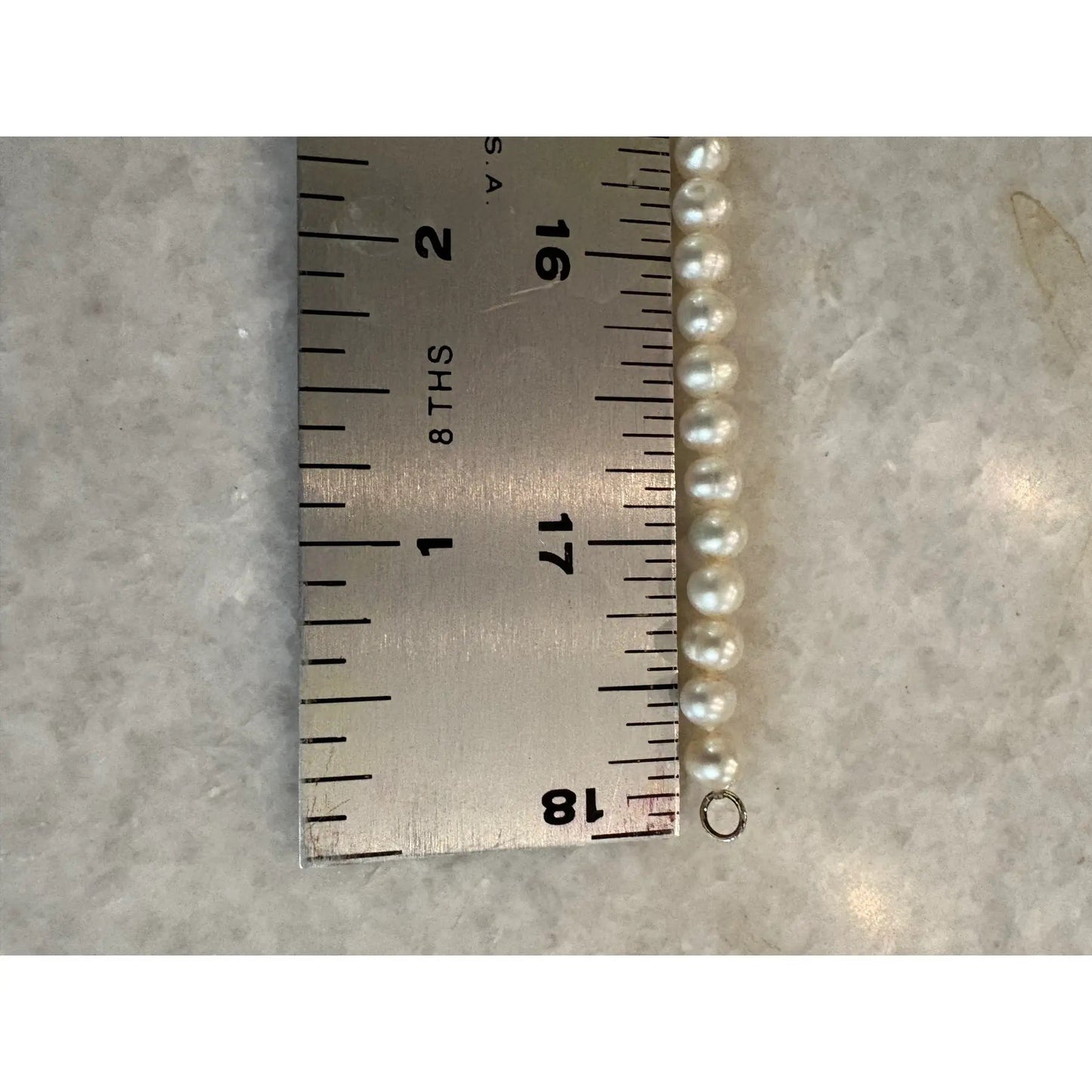 Collar de perlas cultivadas de estilo vintage