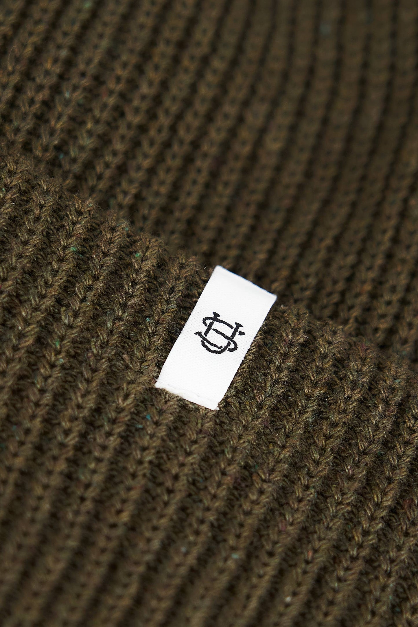 Upstate Stock - Watchcap Olive Drab Upcycled Cotton