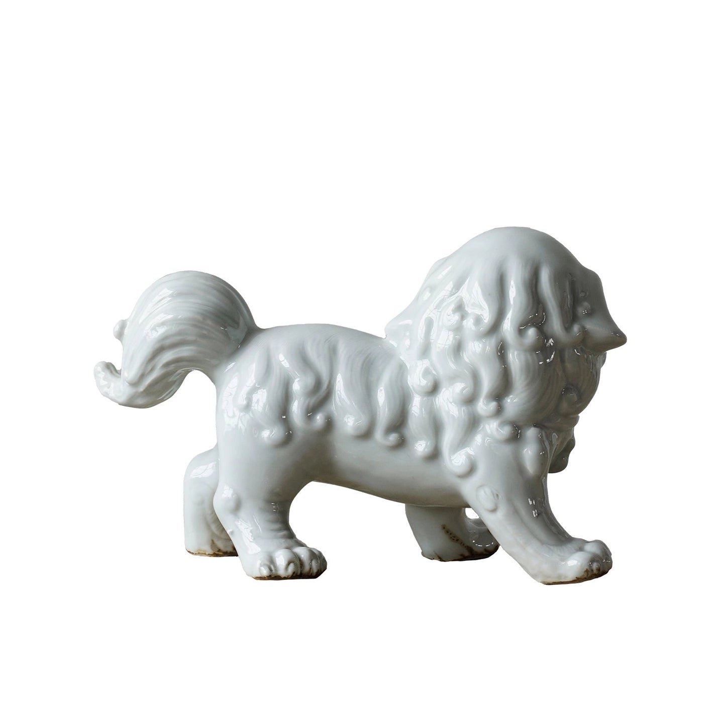 Juego de leones de porcelana de Jingdezhen, Matthew Izzo Home Collection