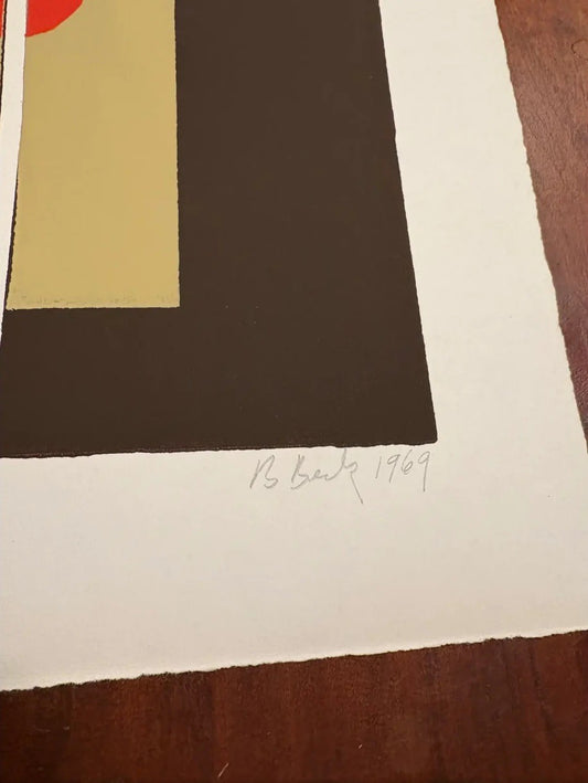 Beck 1969 Screen Print on Paper - Signed