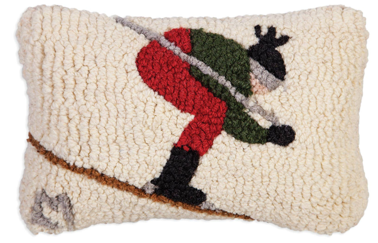 Chandler 4 Corners - Downhill Skier Winter Pillow