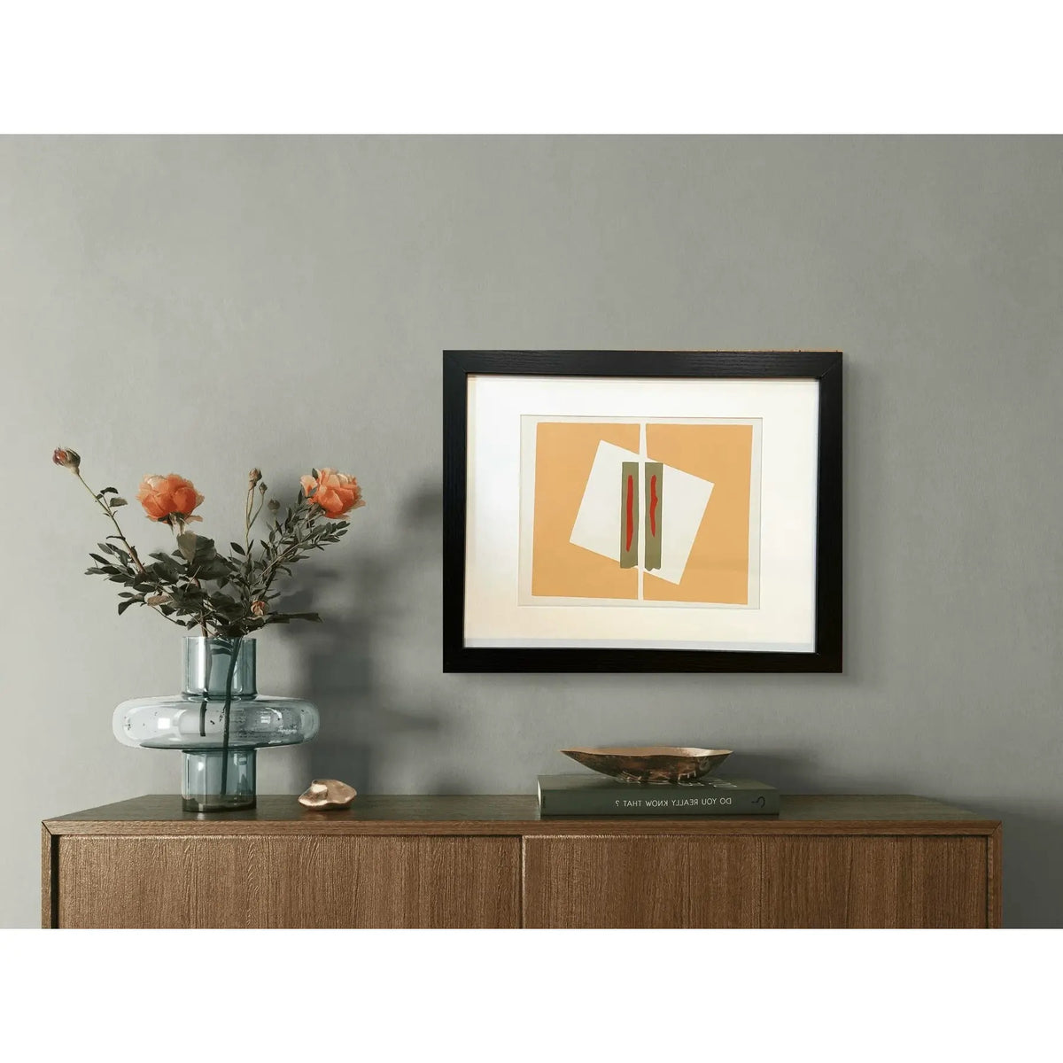 Barbara Beck, 1969 Screenprint, 15.5 x 12.5 Inches, Framed