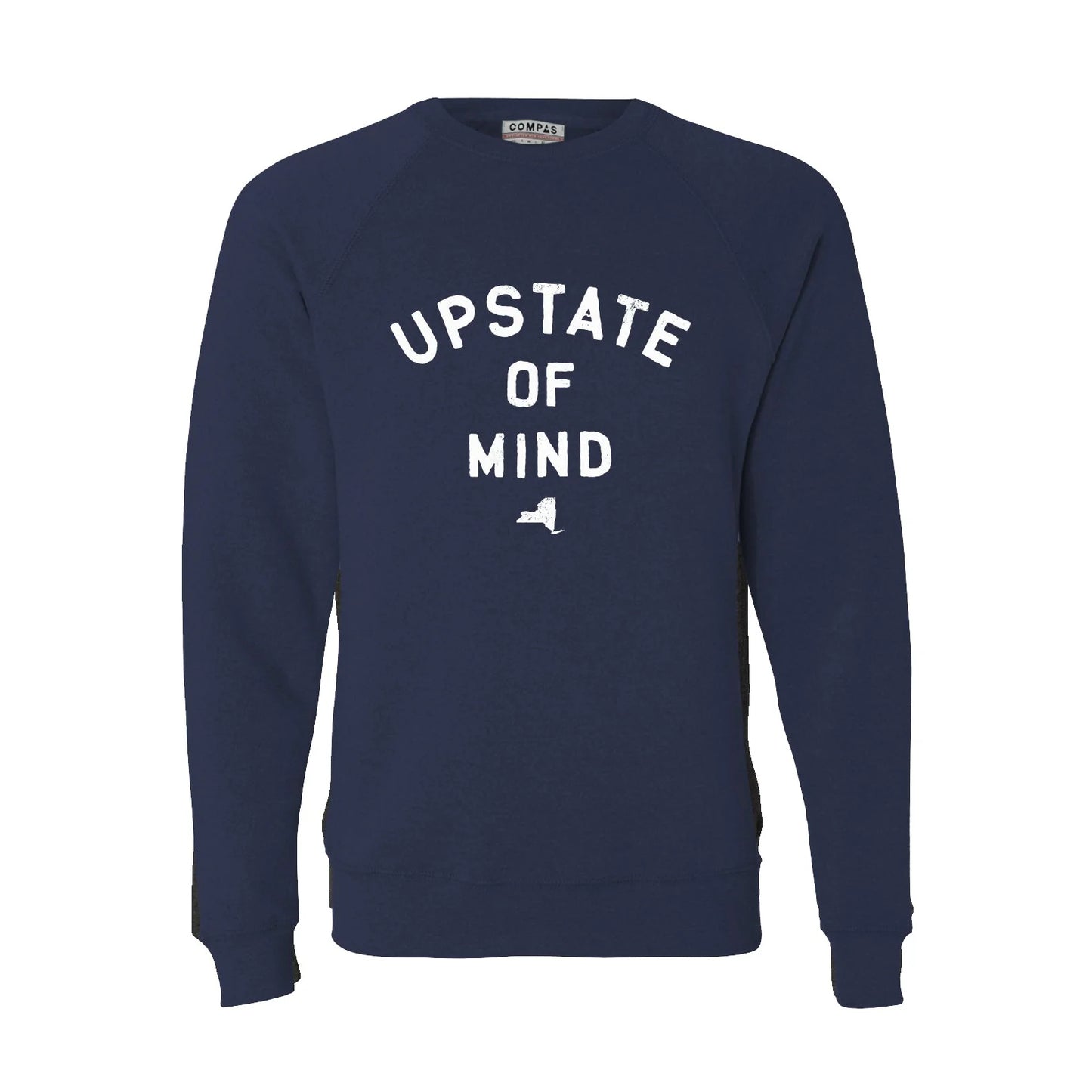 Compas Life - Upstate of Mind - Crew Fleece - Midnight Navy Heather