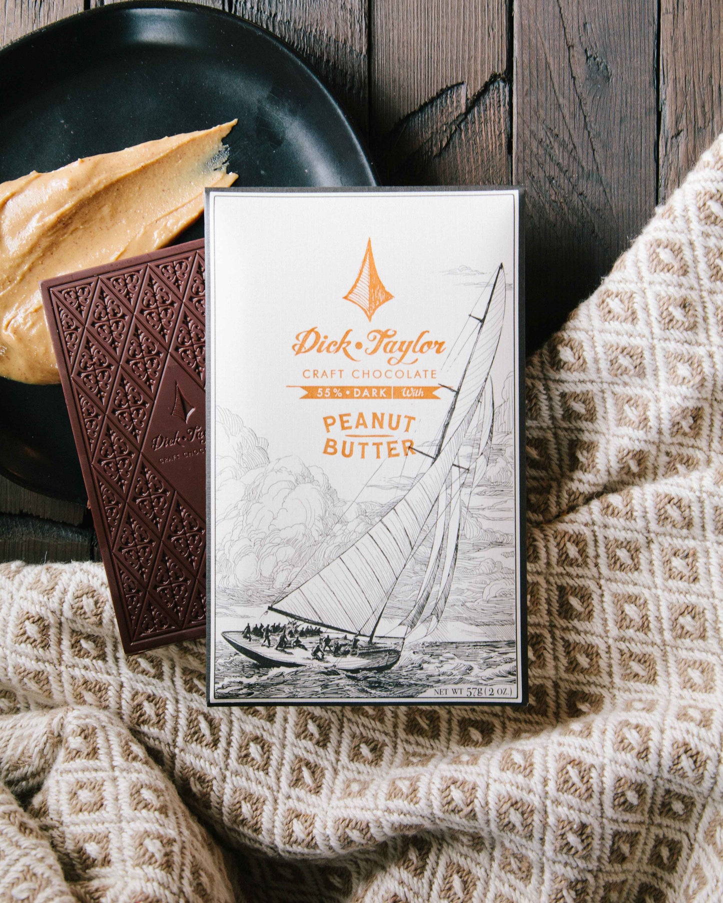 Dick Taylor - Chocolate negro con crema de cacahuete