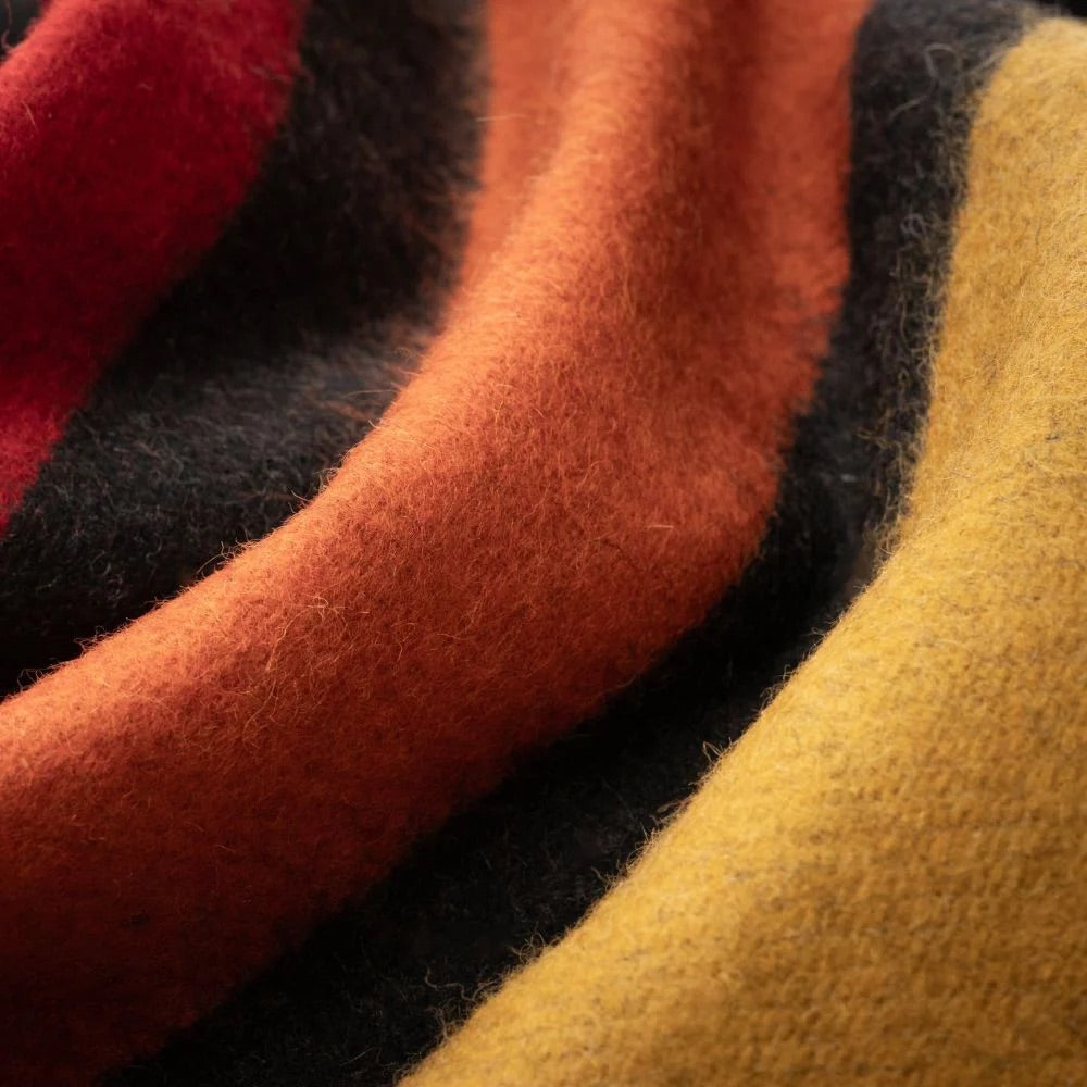 Catskills Wool Blanket - Sunset Rock