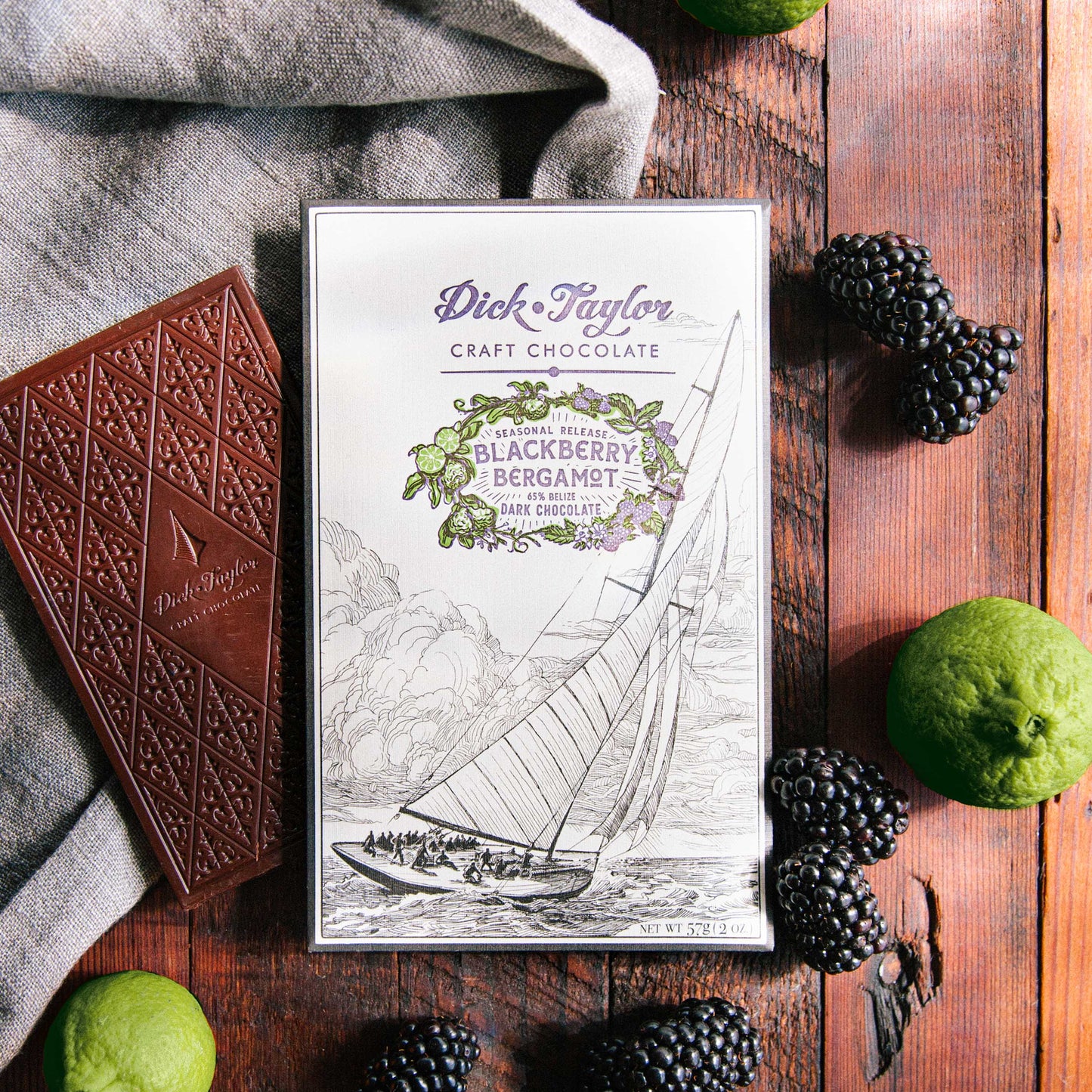 Blackberry Bergamot 65% Dark Chocolate