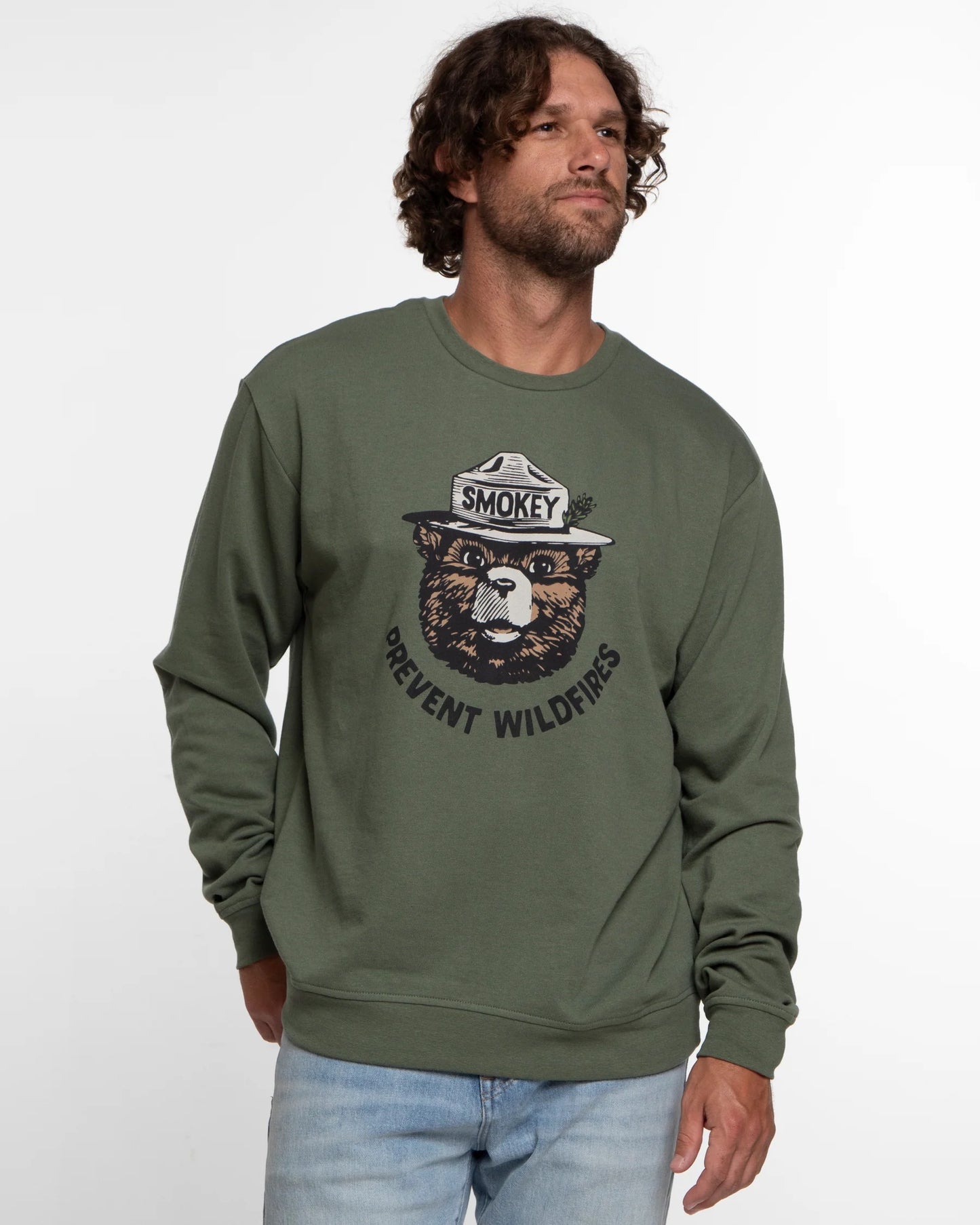 Landmark Project - Smokey Retro Unisex Sweatshirt: Conifer