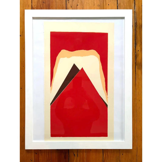 Barbara Beck 1970 Screenprint, 20 x 26 Inches, Framed