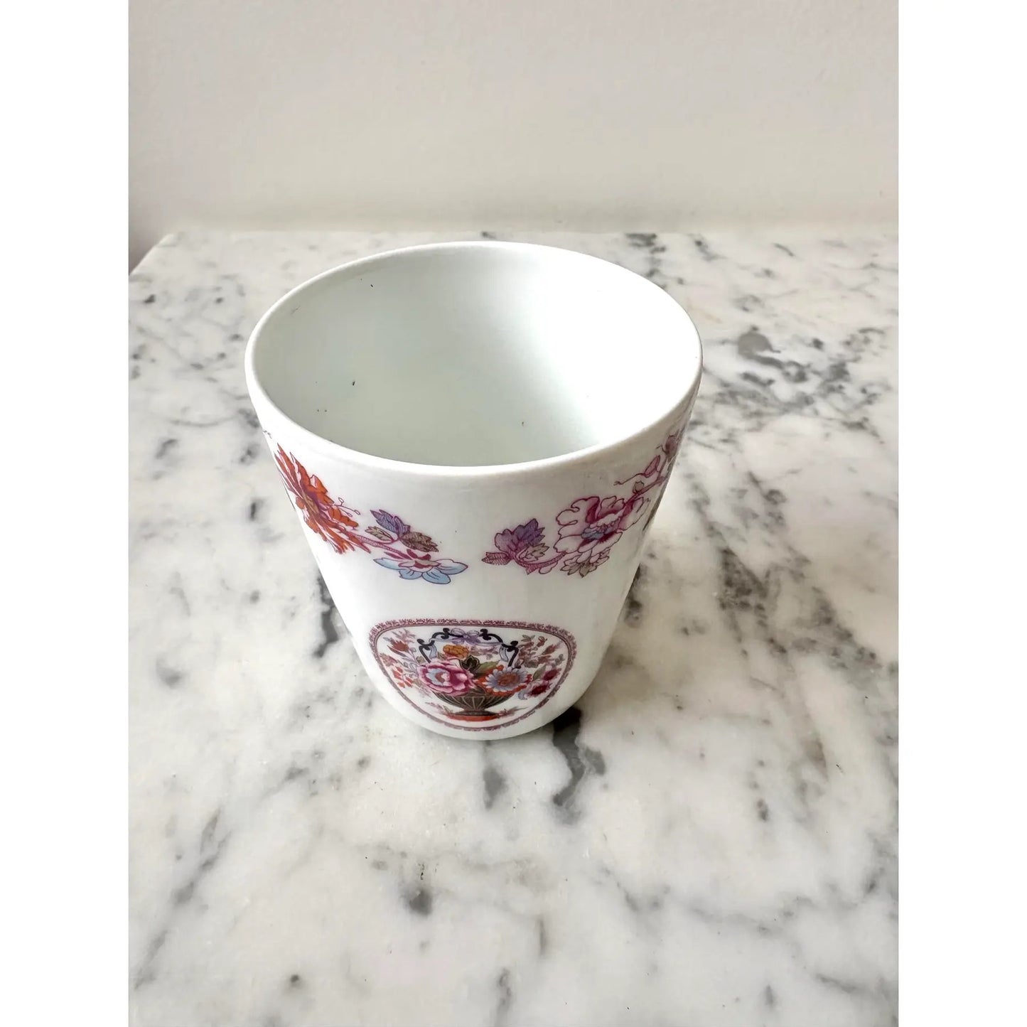Limoges Francia Taza de Porcelana Pintada a Mano
