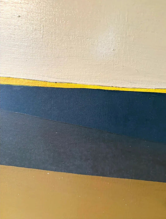 Barbara Beck 1966 Abstract Oil Painting on Canvas