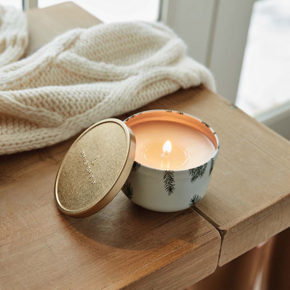 Thymes - Frasier Fir® Candle Tin with Gold Lid