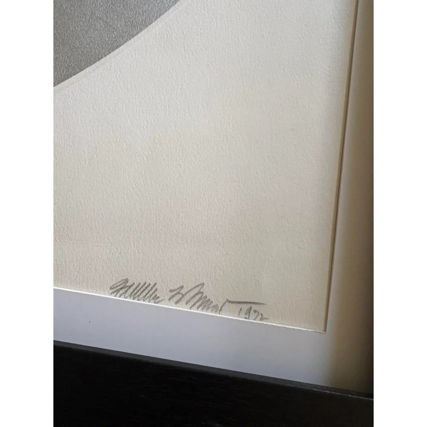 Fletcher Benton 1972 Pop Art Geometric Serigraph on Paper