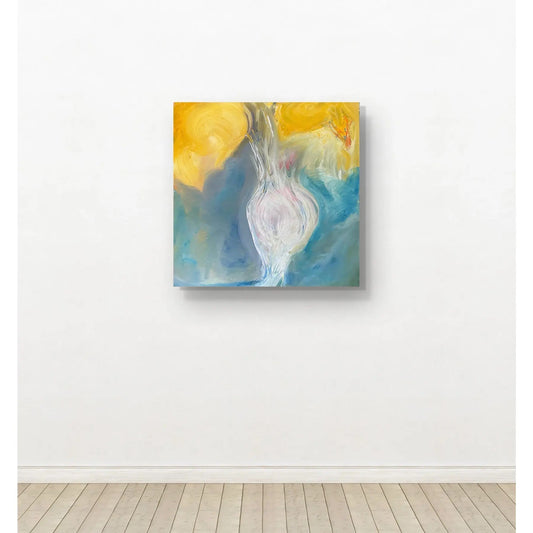 Matthew Izzo Oil Painting on Canvas, Titled Bloom 20” X 20”