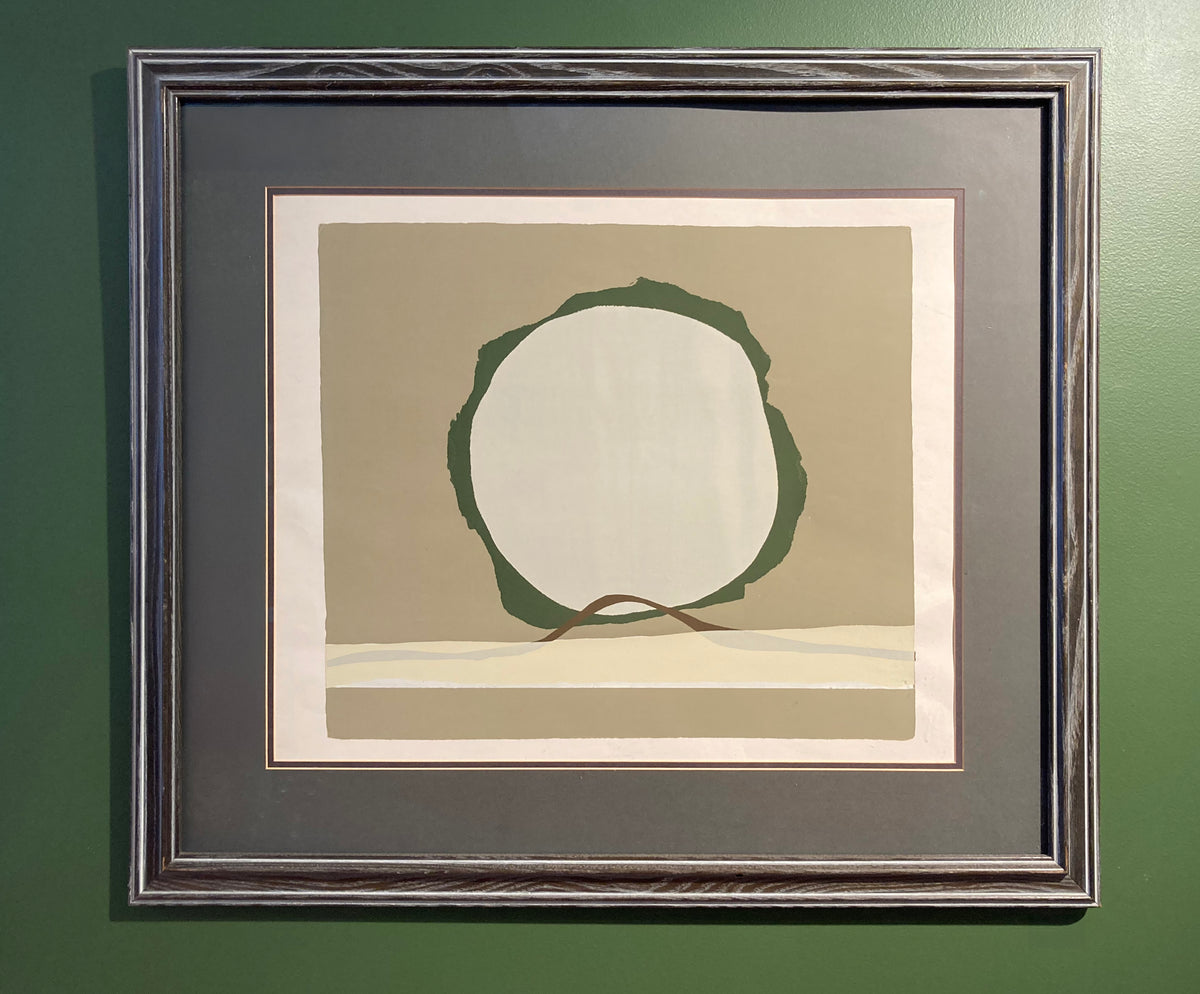 Barbara Beck, 1971 Screenprint, 32.5 x 28.5 Inches, Framed