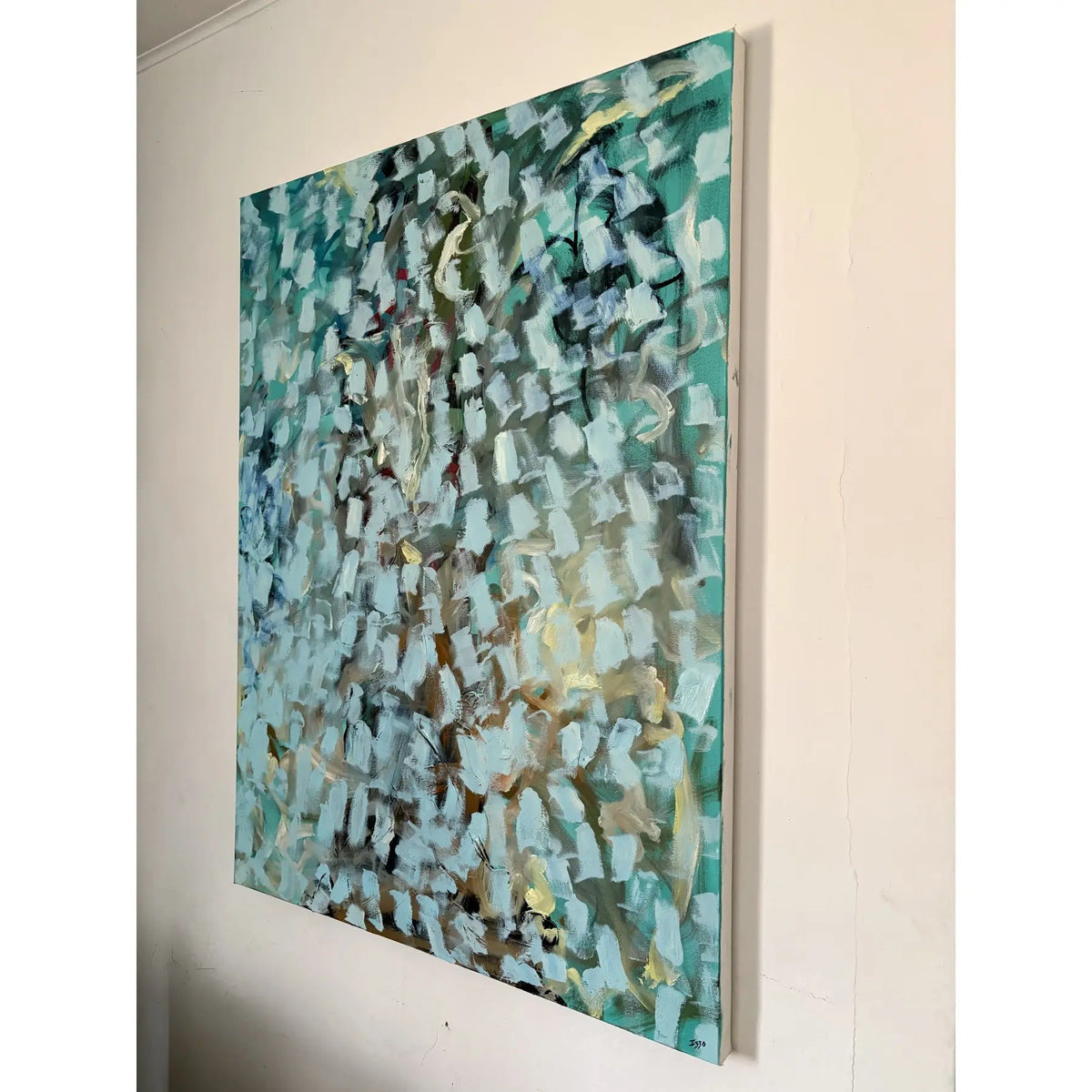 Matthew Izzo Painting Oil and Acrylic on Canvas Titled Snow Fall