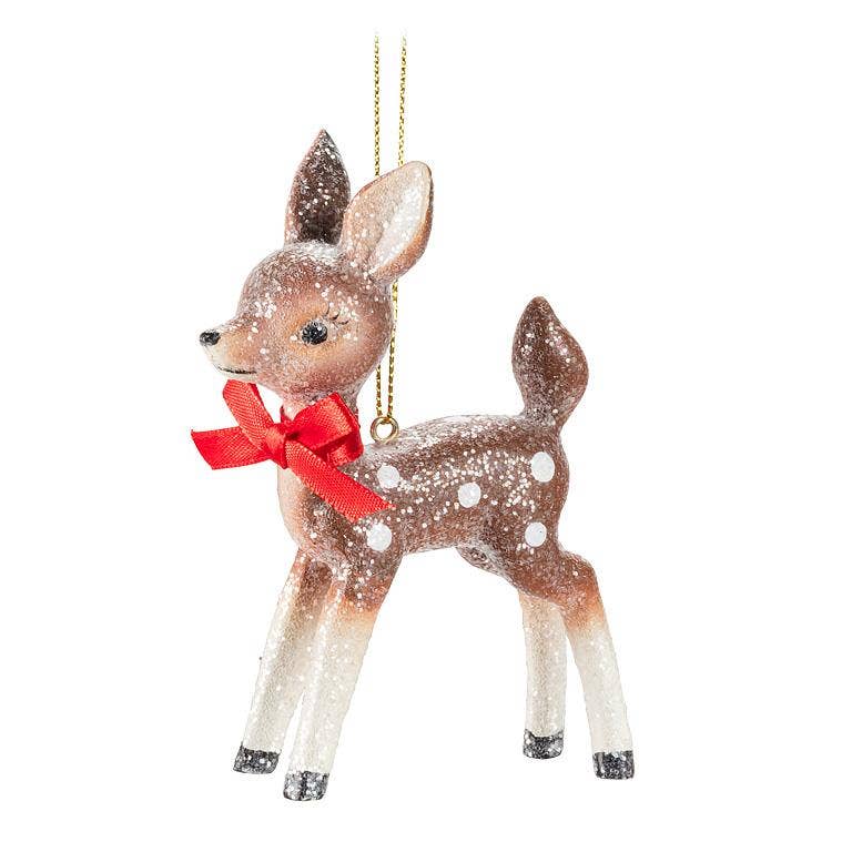 Abbott - Vintage Standing Fawn Ornament-4"H