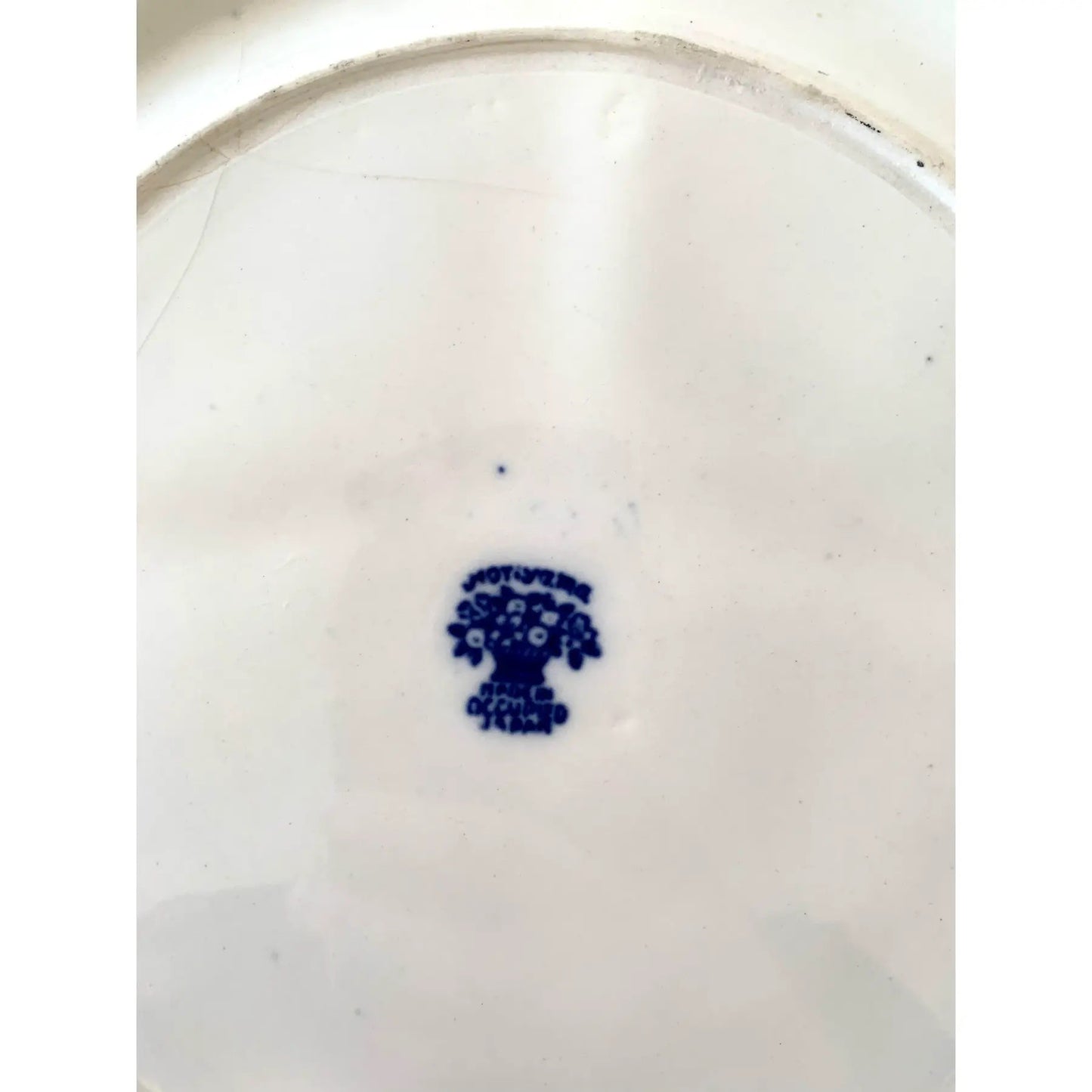 Vintage Blue Willow Moriyama Partitioned Plate - Set of 2
