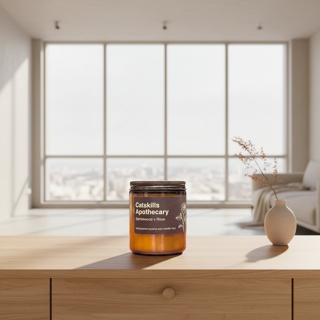Sandalwood + Rose Candle