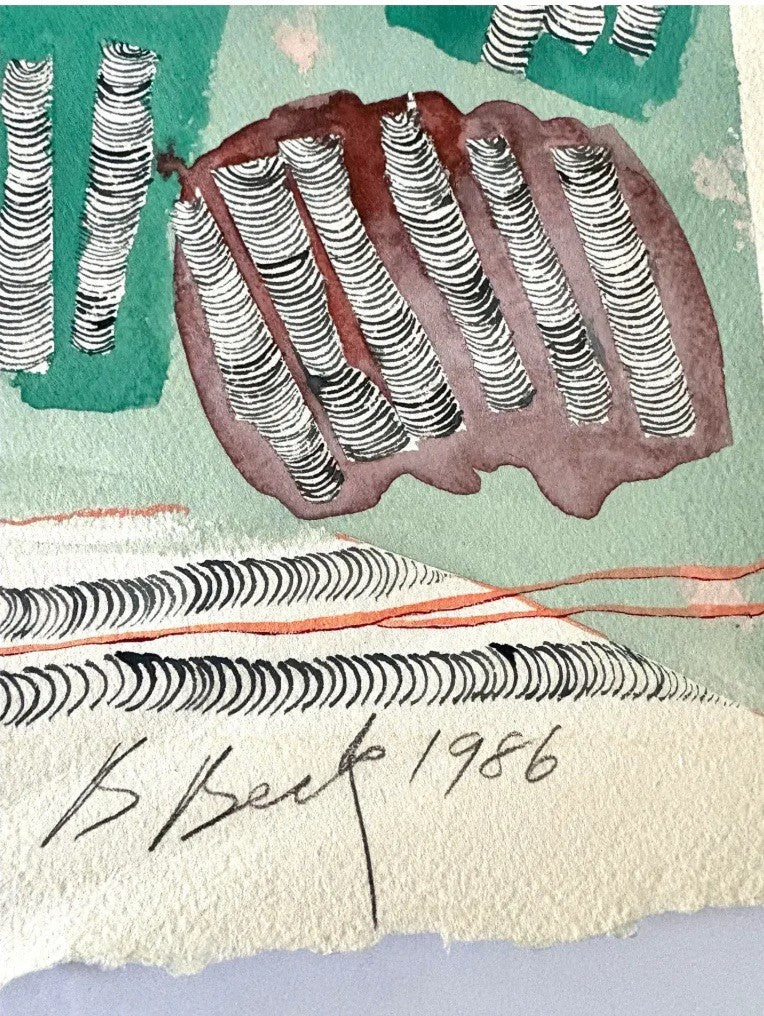 Barbara Beck 1986 Painting on Paper