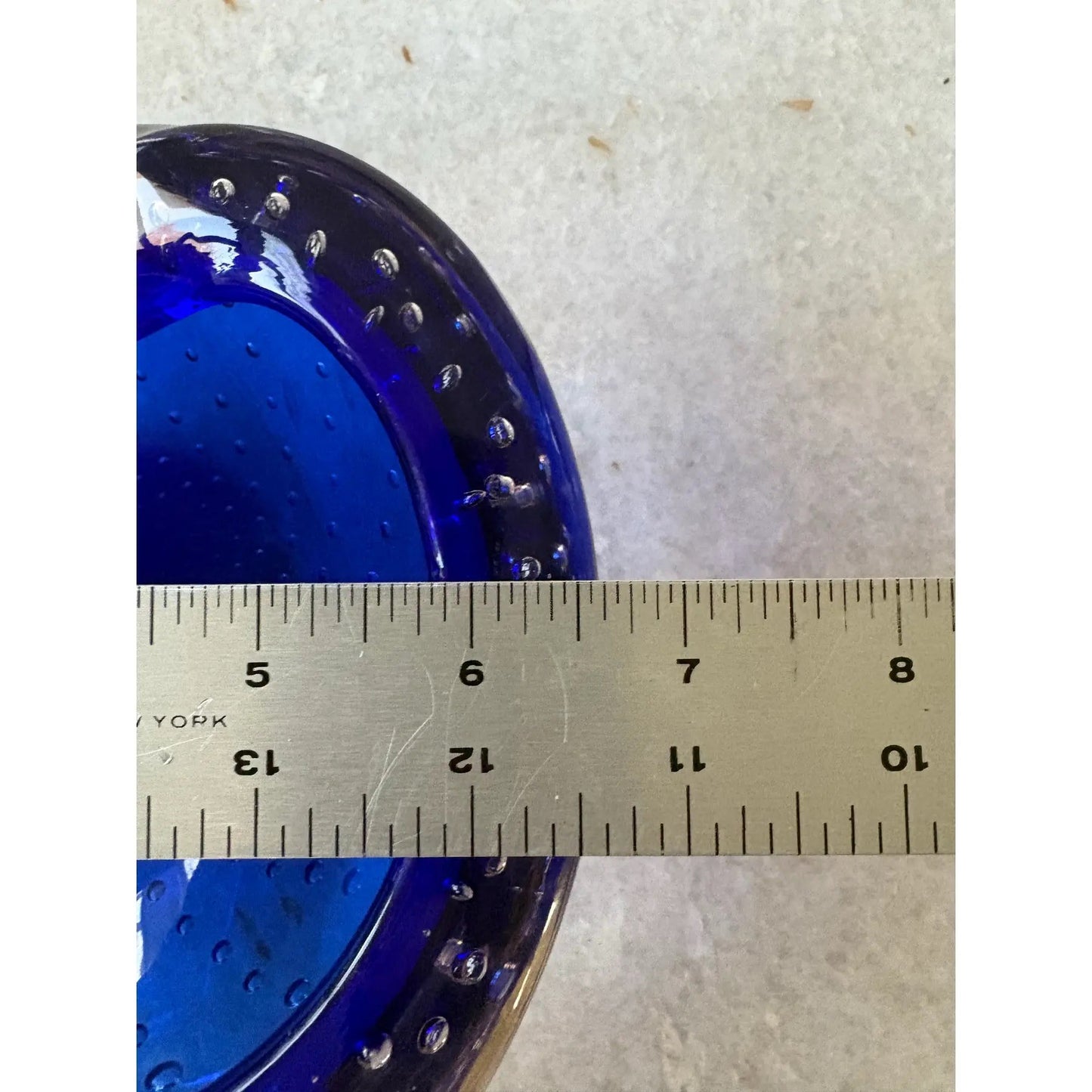 Barovier & Toso Murano Cobalt Blue Glass Bowl