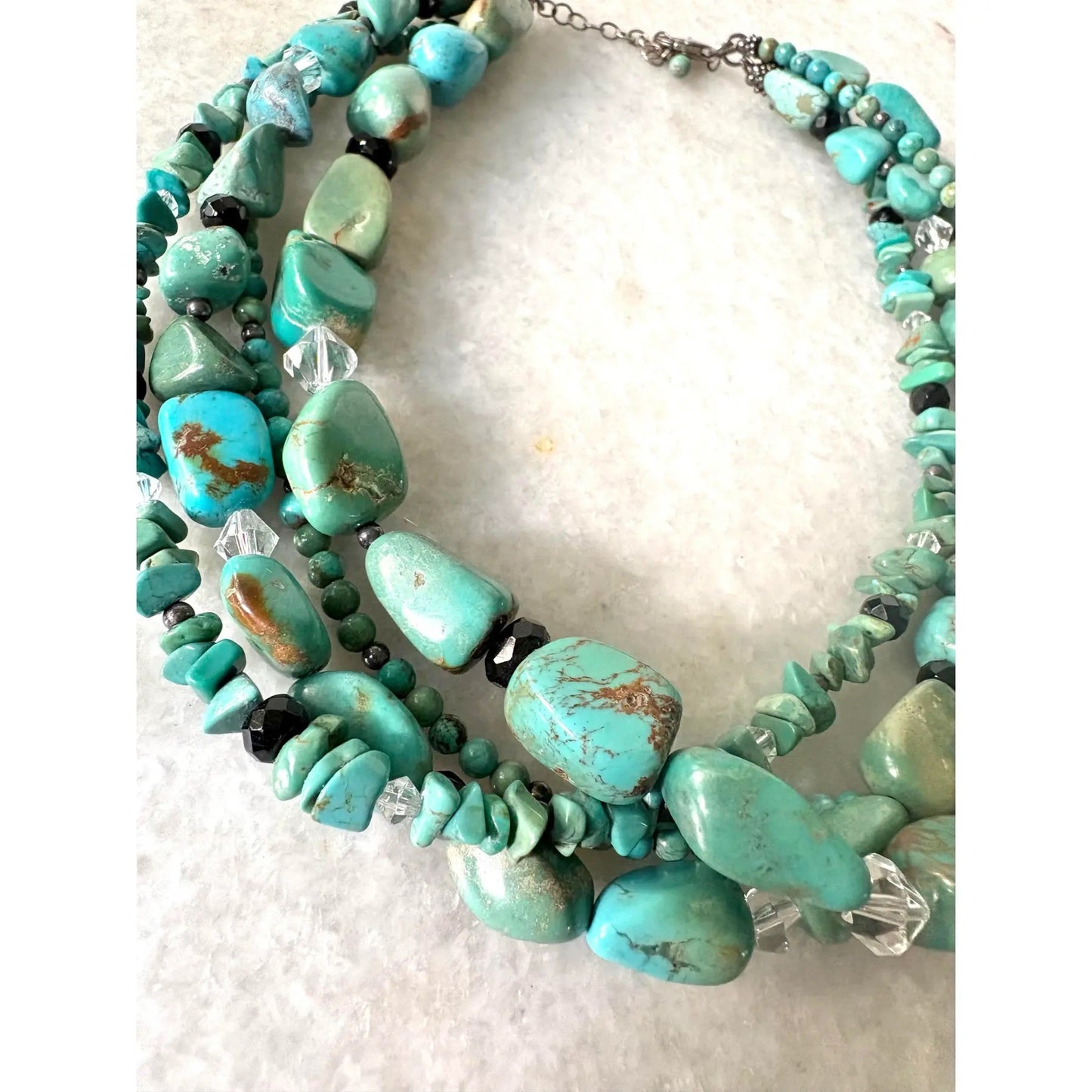 Multi Strand, Turquoise Vintage Necklace