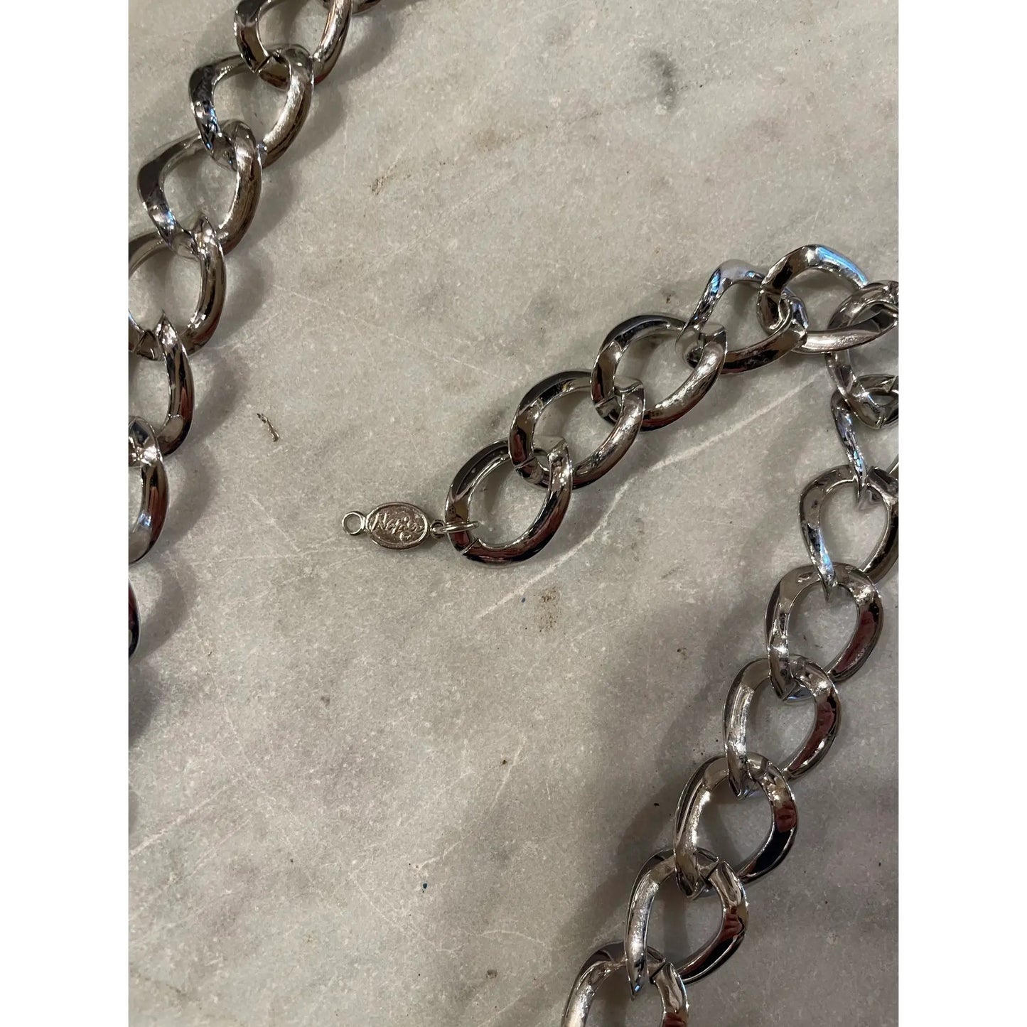 Vintage Napier Chain Pendant Necklace