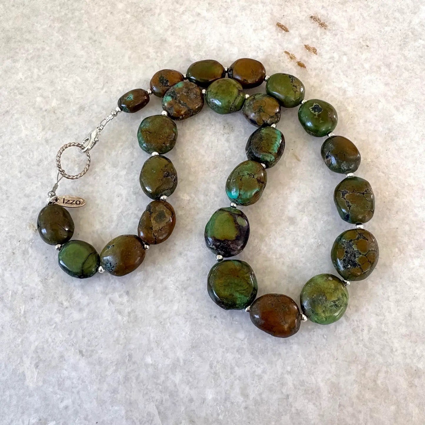 Green Turquoise Beaded Necklace