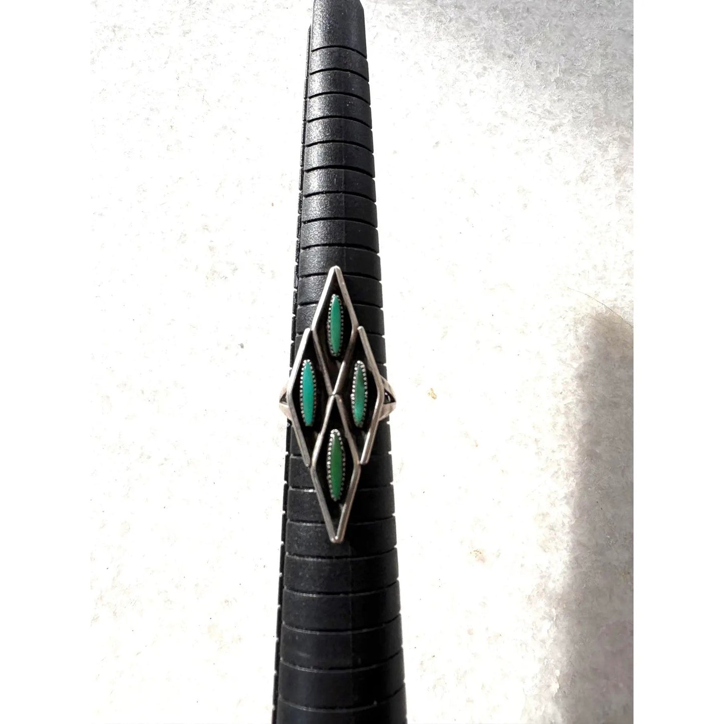 Plata de ley 925 Zuni Diseño Shadow Box, Firmado Al Pablito