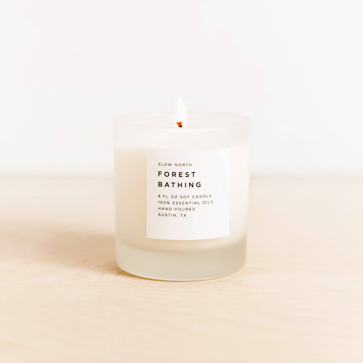 Slow North - Forest Bathing Frosted Candle