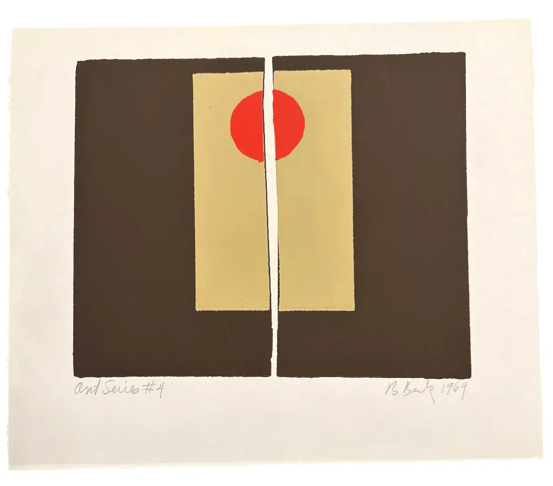 Beck 1969 Screen Print on Paper - Signed