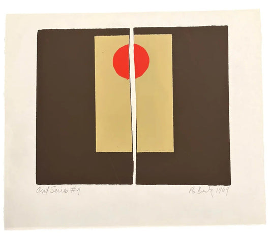 Beck 1969 Screen Print on Paper - Signed