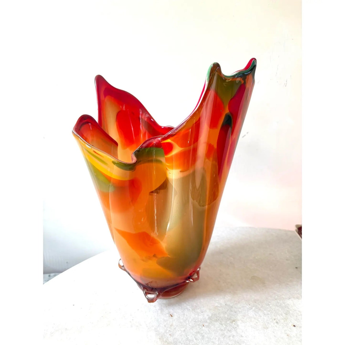Mid-Century Modern Color, Colorful Murano Art Glass Sculpture