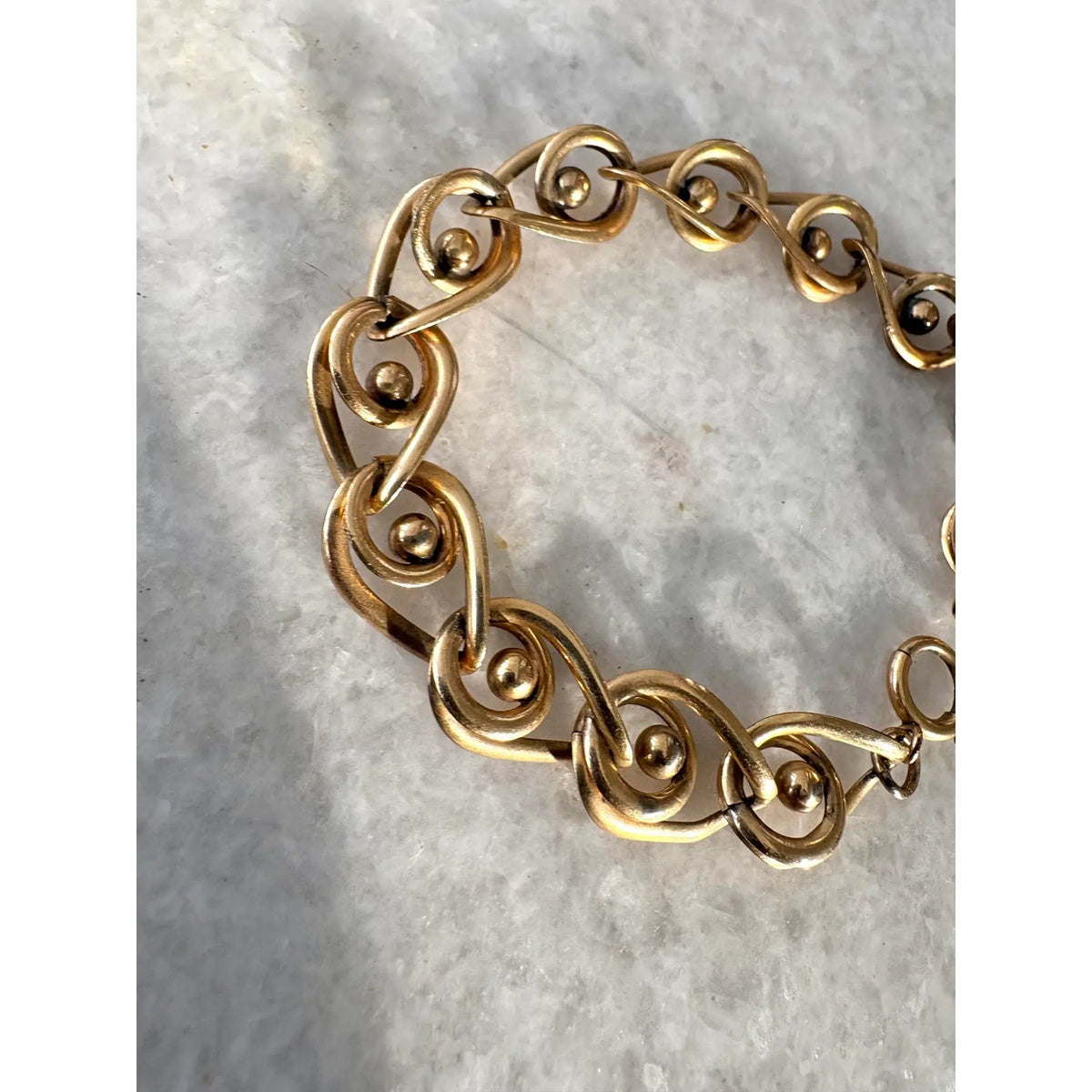 Vintage Gold Fill Chain Link Bracelet