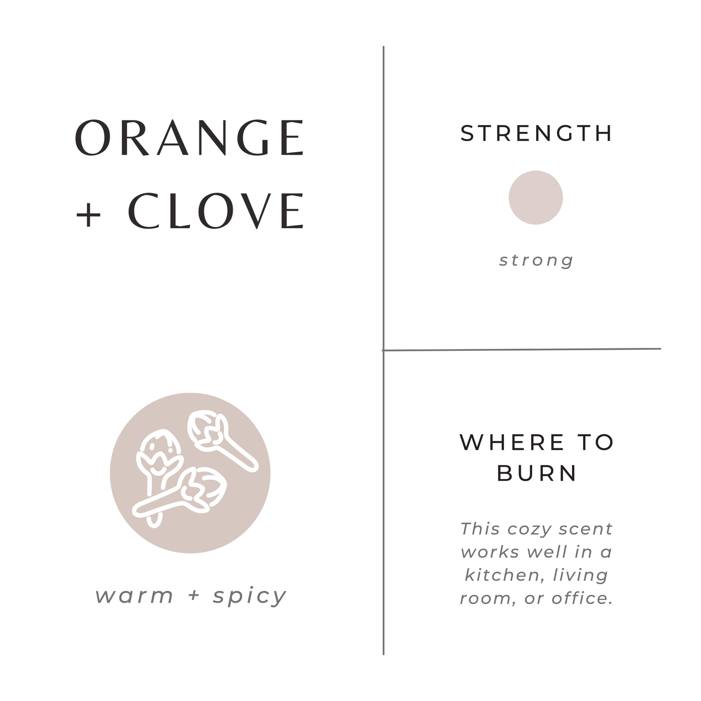 Slow North - Orange + Clove Candle - 100% Essential Oils