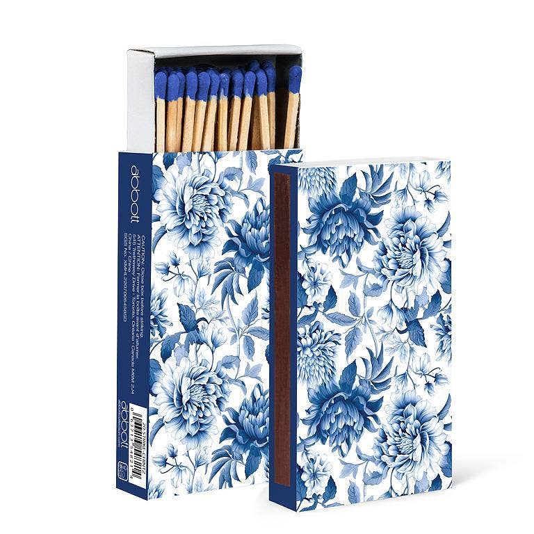 Matches, Chintz Print  - 45 sticks, 4 Inches Long