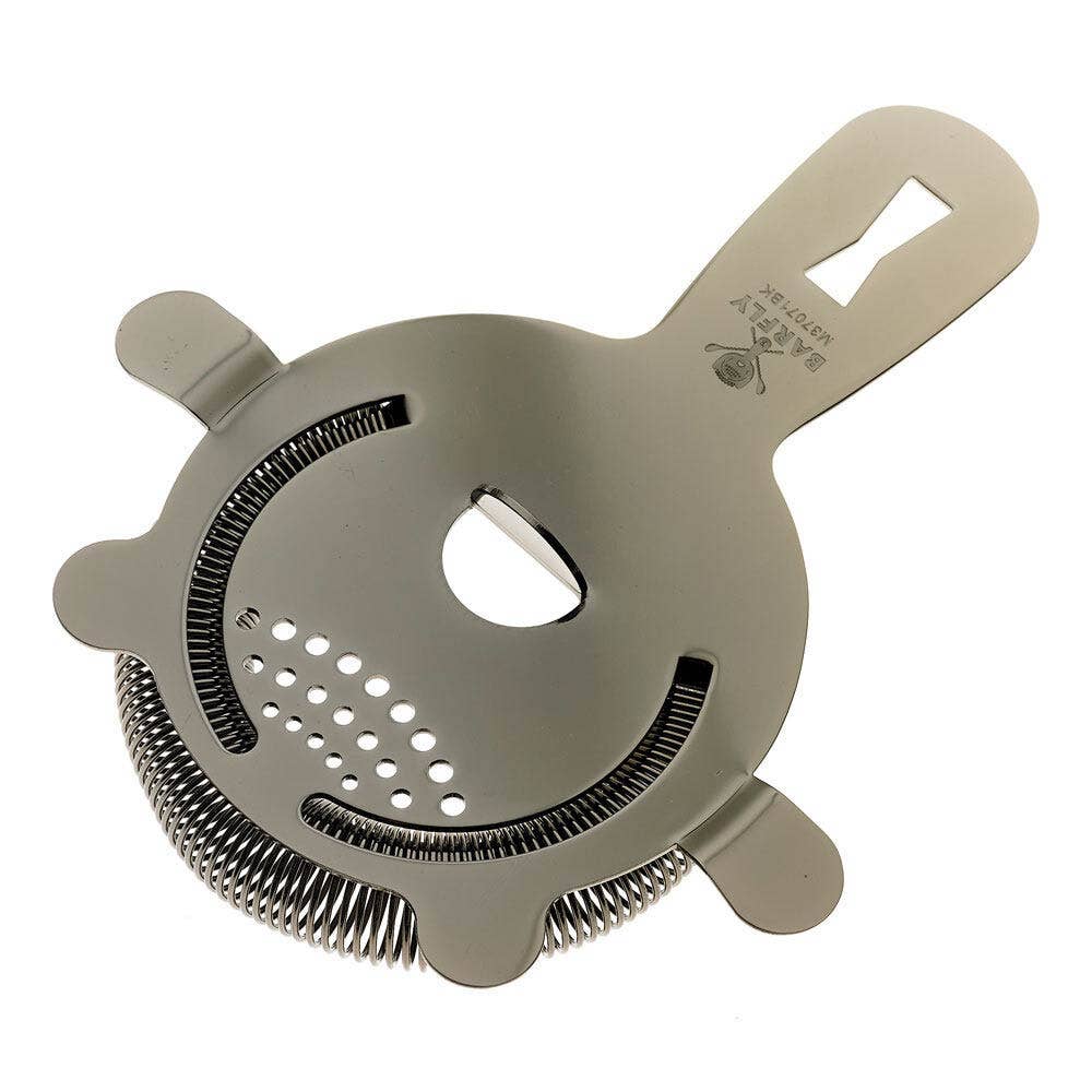 Barfly Bar Strainer, Gun Metal Black