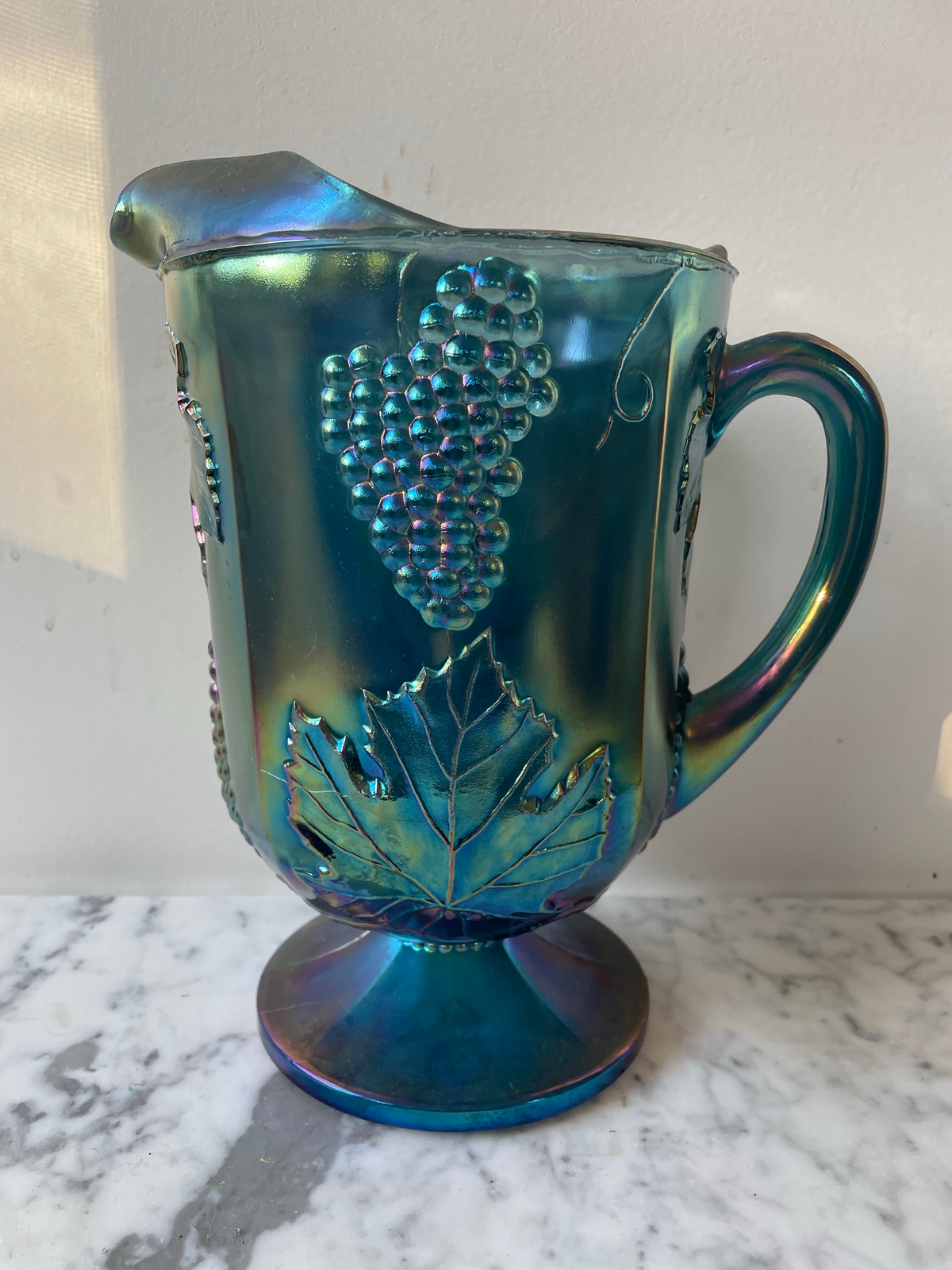 Vintage Indiana Carnival Glass Pitcher