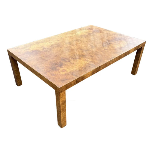 Mesa de centro de madera de olmo Milo Baughman para Directional