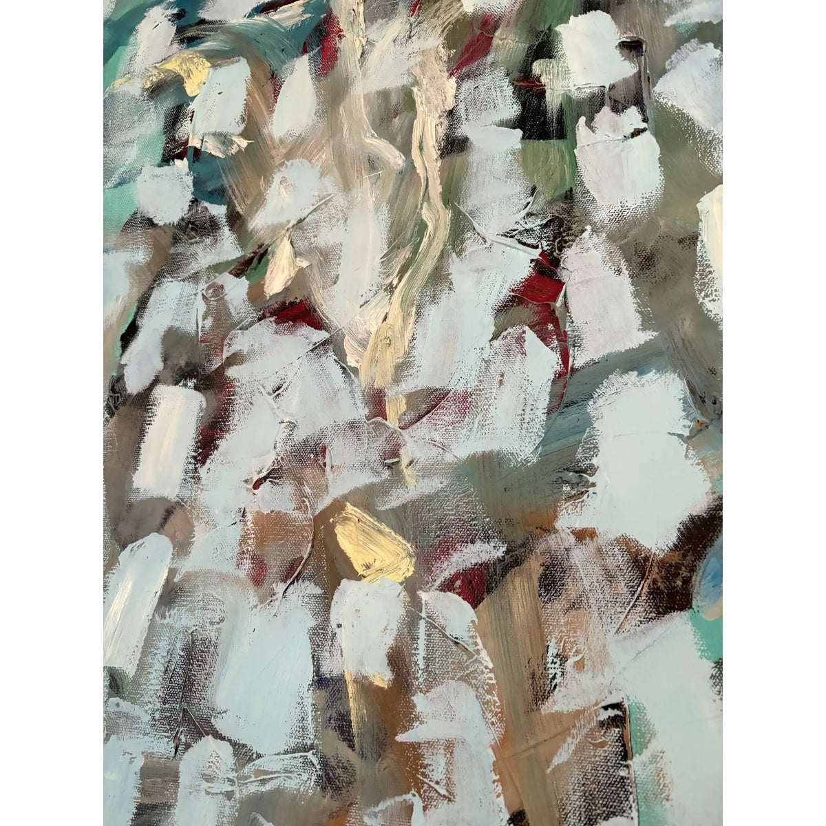 Matthew Izzo Painting Oil and Acrylic on Canvas Titled Snow Fall