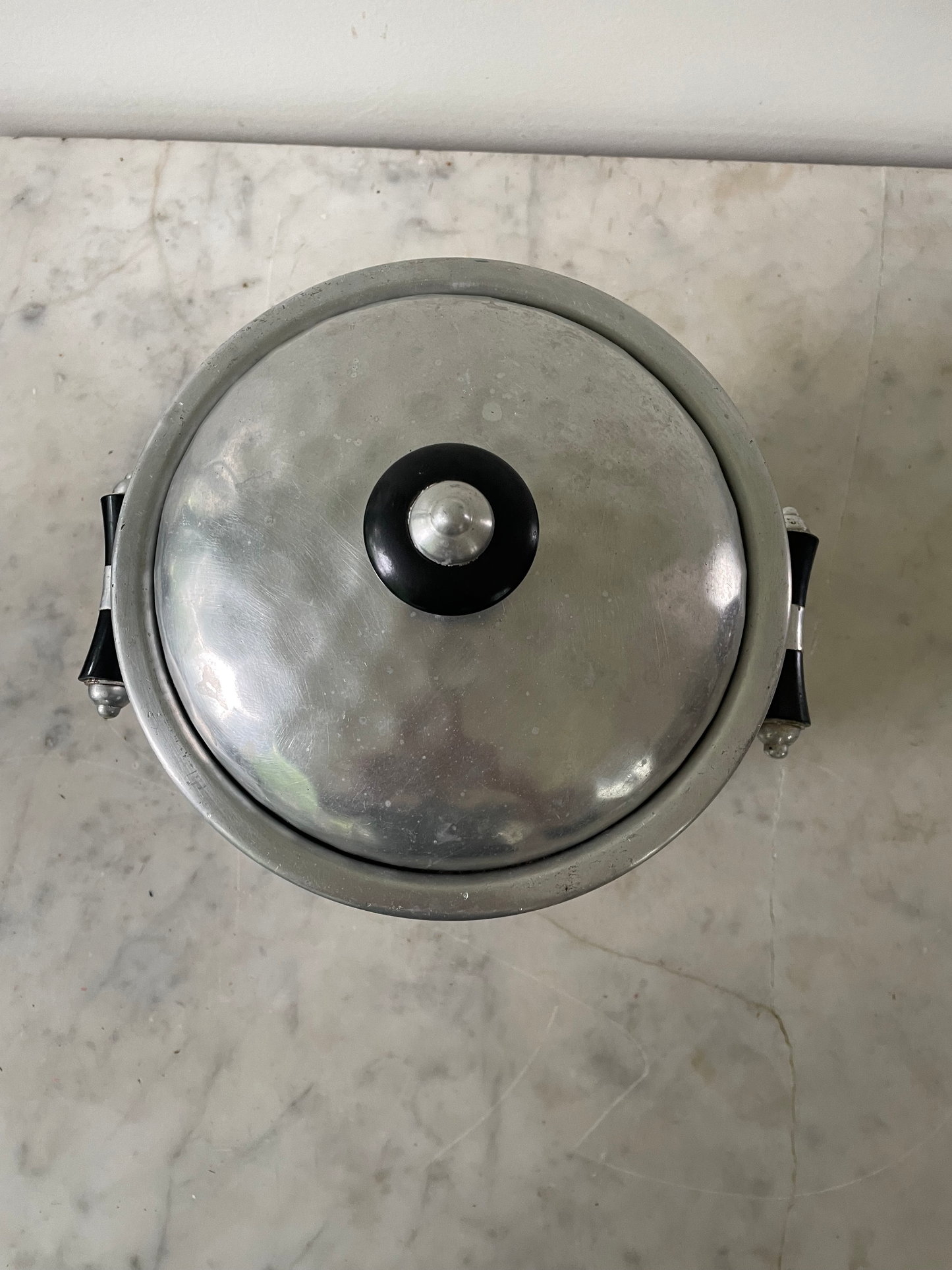 Vintage Aluminum Ice Bucket, Made in Spain