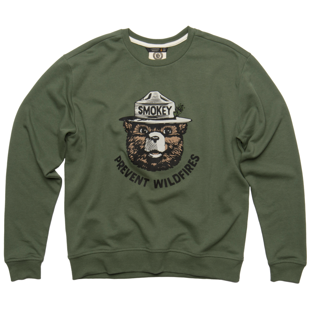 Landmark Project - Smokey Retro Unisex Sweatshirt: Conifer