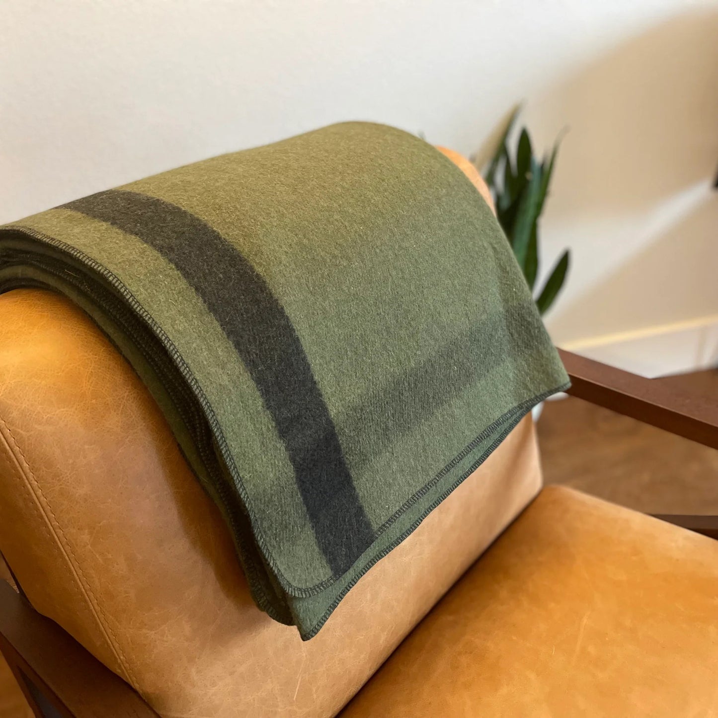 Catskills Wool Blanket - Hunter