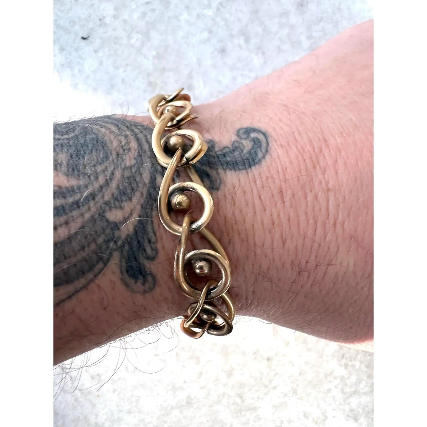Vintage Gold Fill Chain Link Bracelet