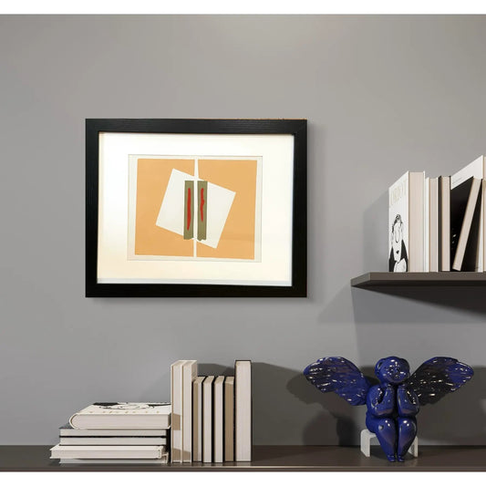 Barbara Beck, 1969 Screenprint, 15.5 x 12.5 Inches, Framed