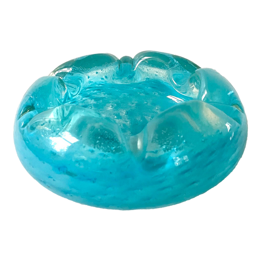 Mid Century Murano Glass Ashtray by Seguso