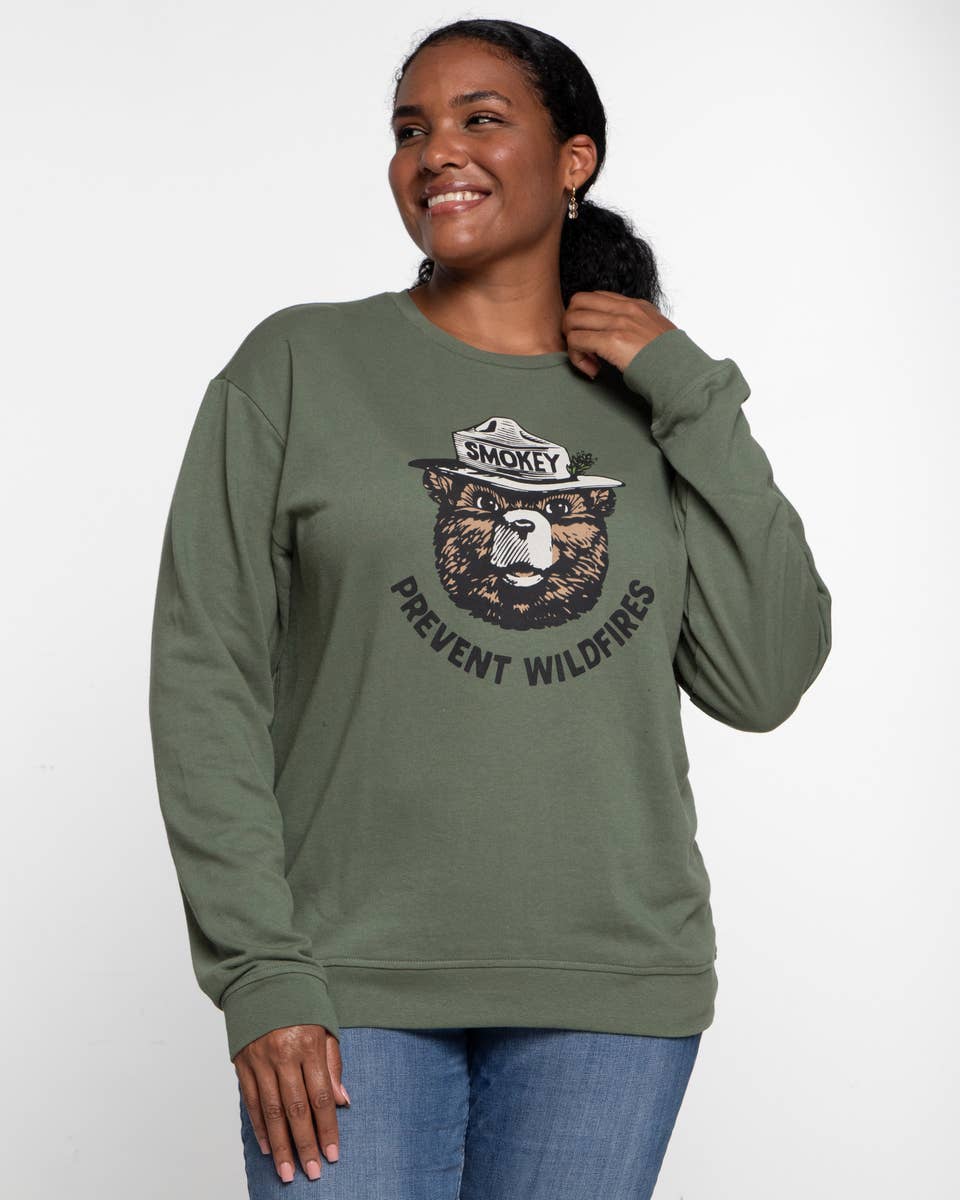 Landmark Project - Smokey Retro Unisex Sweatshirt: Conifer