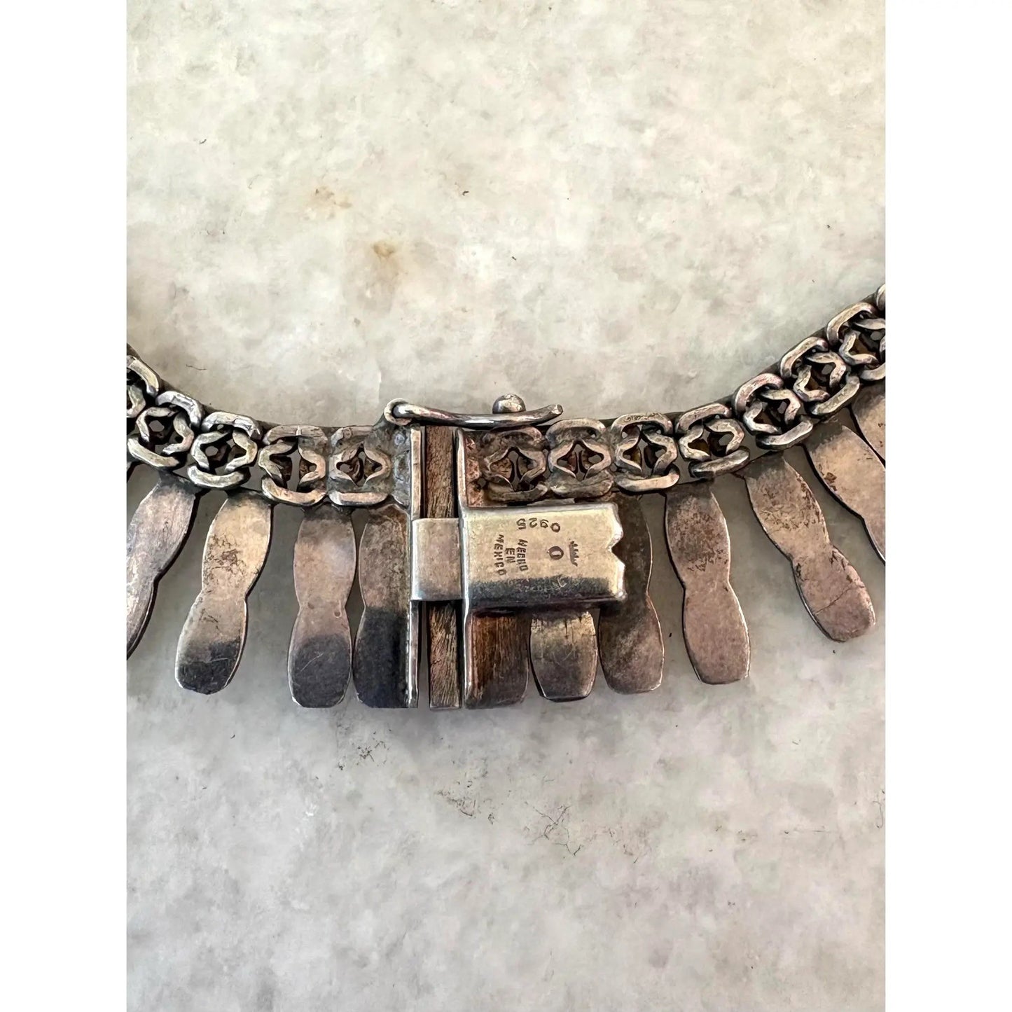 Sterling Silver Vintage Mexico Necklace
