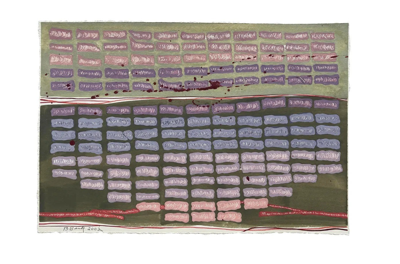 Barbara Beck 2002 Watercolor Painting on Paper - Signed and Dated