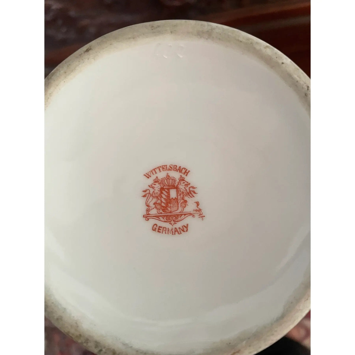 19th Century German Hunt Scene Pitcher by Wittelsbach